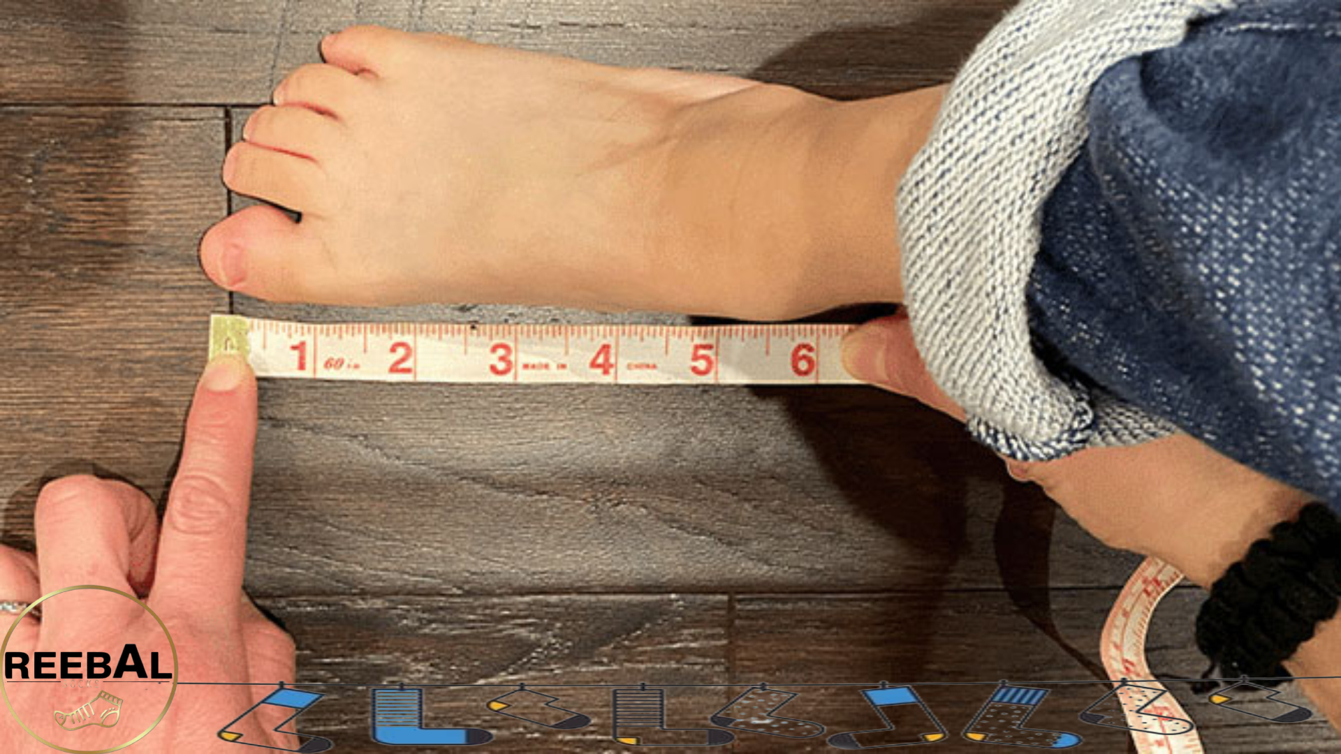 اندازه طول پای کودک